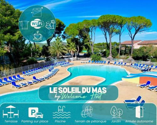 Le Soleil du Mas, 2 pers, Piscine à Calvisson