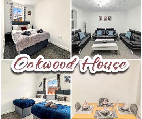 Leicester Oakwood House 6 Bed-Sleeps 11-Private Garden-Free Parking
