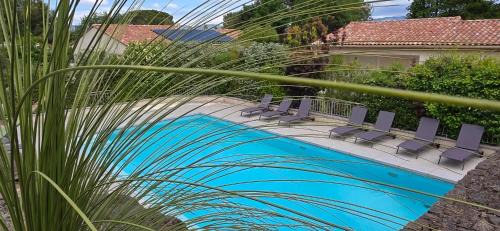 Les dentelles Évasion Provençale Villa avec Piscine et jardin