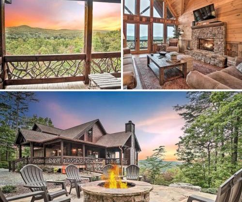Long-Range Views Game Room Fire Pit Pets