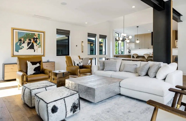 Lux New Construction Ski Home with 4 Suites, Media Room, In Olympic Valley w/Mountain Shuttle!