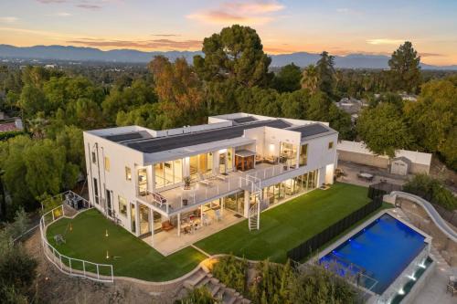 Luxe LA Escape w Pool Views Game Room Winnetka Avenue by AvantStay