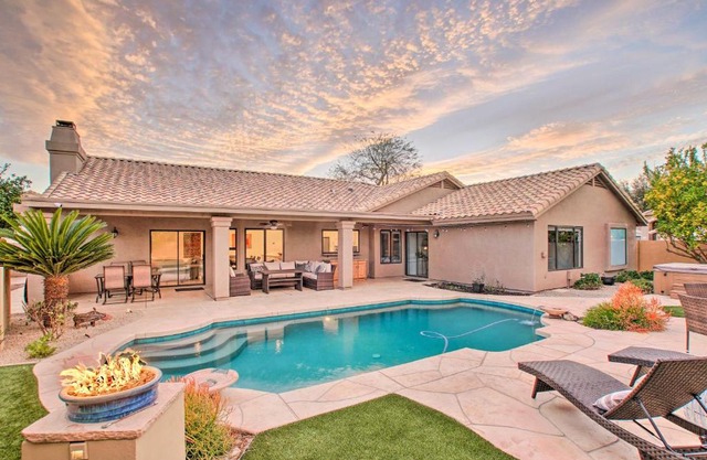 Luxurious Chandler Oasis with Heated Pool and Hot Tub!
