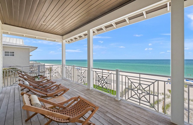 Luxury BEACHFRONT Beach House - Pool & Spa - Direct Gulf Access - Entire Home