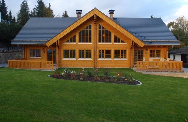 Luxury log cabin, right on the K1 ski and mtb. Lift Willingen, family-friendly
