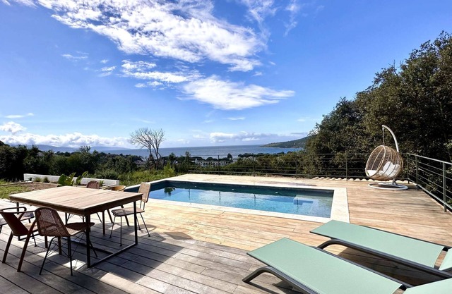 Luxury villa with magnificent sea view and private pool, Sagone