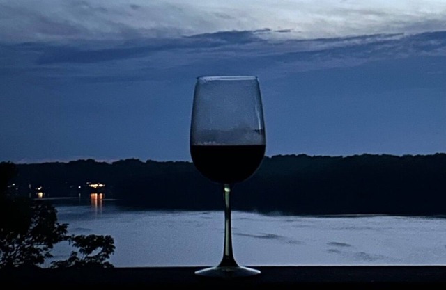 Main Lake House on a Cliff with Stunning Sunsets and Multi-Story Boat House