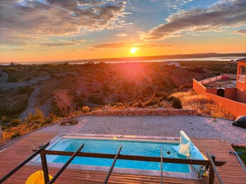 Maison avec vue sur la mer et avec piscine à Fitou