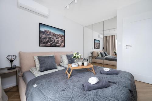 Manufaktura Suites - 76m2, Parking, AirCon - by Rentujemy