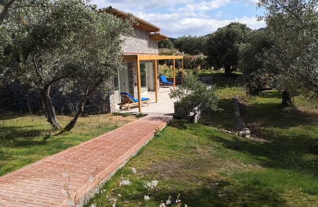 Mertziki, Delta House, private beach