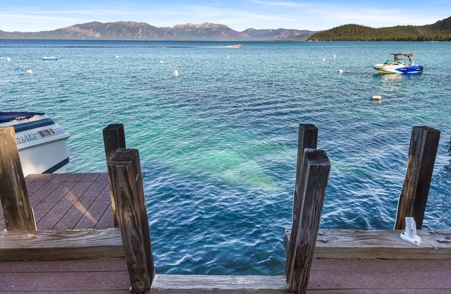 Mesmerizing Meeks Bay | Waterfront Deck Views