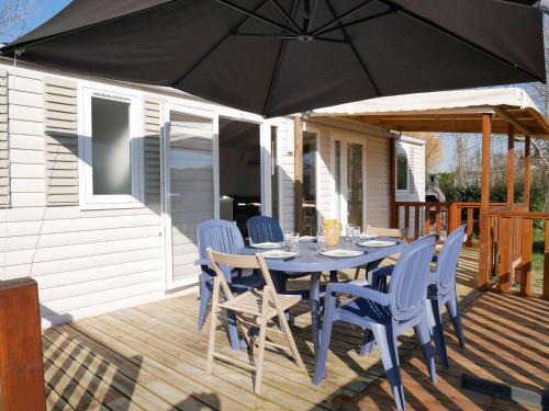 Mobil-home accès plage à pied, calme jardin clos - FR-1-479-183