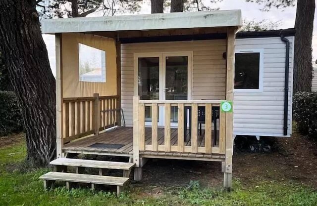 Mobil home Classic - 20m2 - 1 Schlafzimmer - überdachte Terrasse 9m2 2 Personen