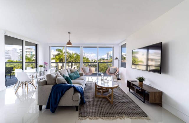 Modern 3BR Apartment – Family Friendly Rental Walk to Bal Harbor Shops & Beach