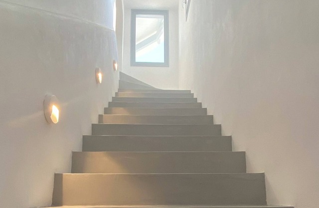 Modern Cycladic apartment in between two amazing beaches 2 min walking distance.