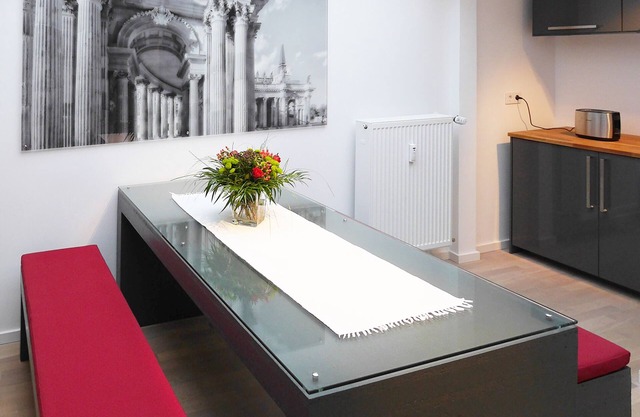 Modern double room at the Holy See