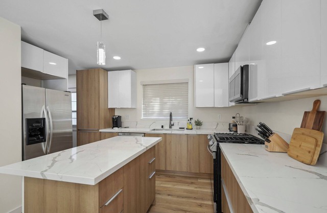 Modern home with office near Warner Center, spacious yard pets welcome