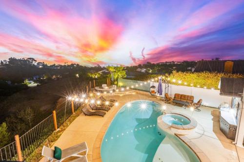 Modern La Jolla Escape Pool Rooftop Views