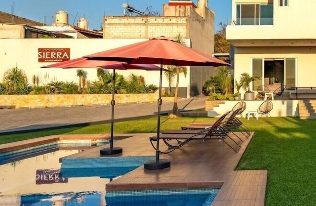 Moderno y céntrico estudio Alberca, gym & rooftop