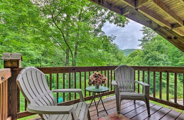 Mountain-View Maggie Valley Home with 2 Decks!