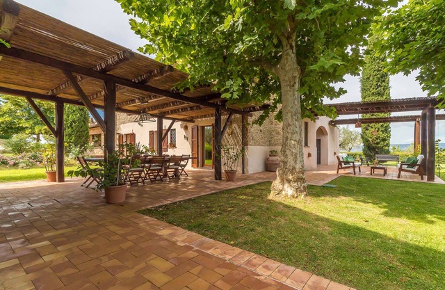 My Rental Homes - Villa Molinazzo 14: pool and lovely view of the surrounding hills