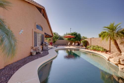Near Hikes Home with Pool and Patio in Gilbert!