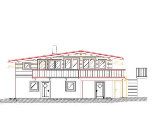 New holiday home on the Alm with terrace and balcony