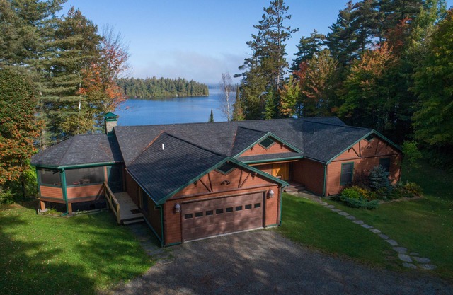 New Lakefront Upper Saranac Lake Home, Winter or Summer, Sleeps Up To 20!
