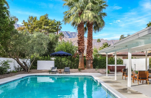 New Palm Springs Movie Colony Private Oasis: Saltwater Pool, Spa, Stunning Views