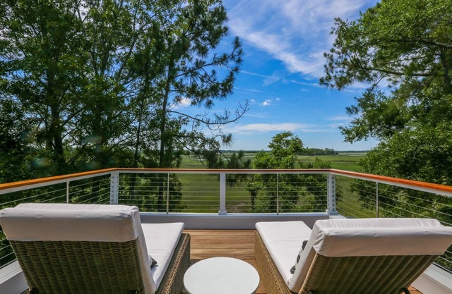 Newly Constructed, Custom Built Home w/Mesmerizing Marsh Views, 2 Master Suites & Outdoor Spaces