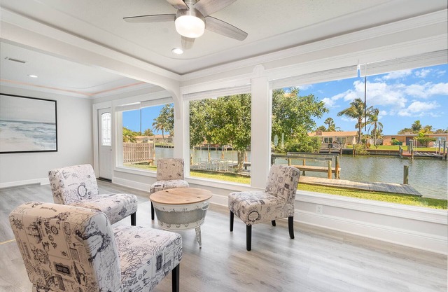 Newly remodeled. Waterfront. 7 min walk from the beach!