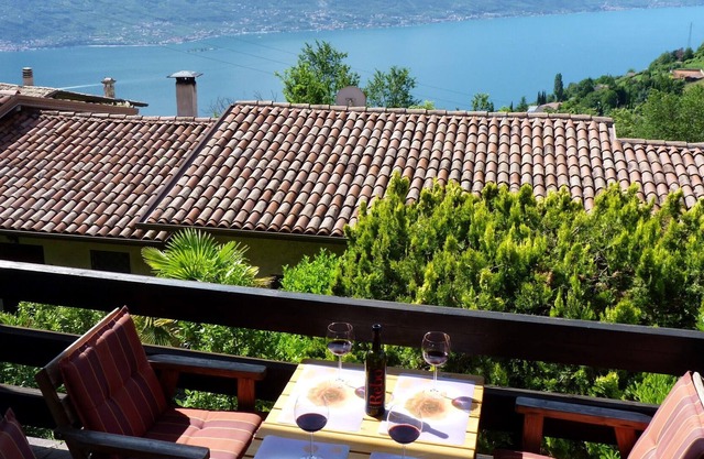 Nice place app. Lake Garda, wonderful lake view, balcony, garden, pool use