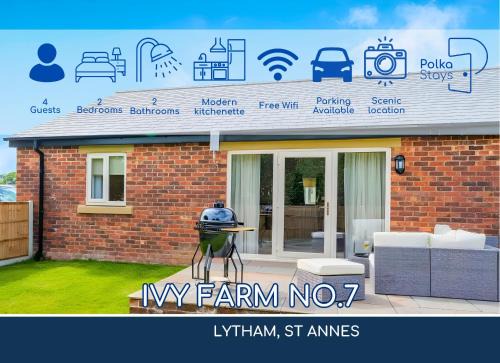 No 7 PolkaStays Ivy Farm Fern Cottage