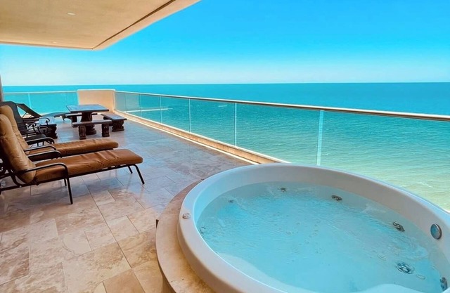 Ocean Wrap Around Oceanfront Balcony at Tessoro