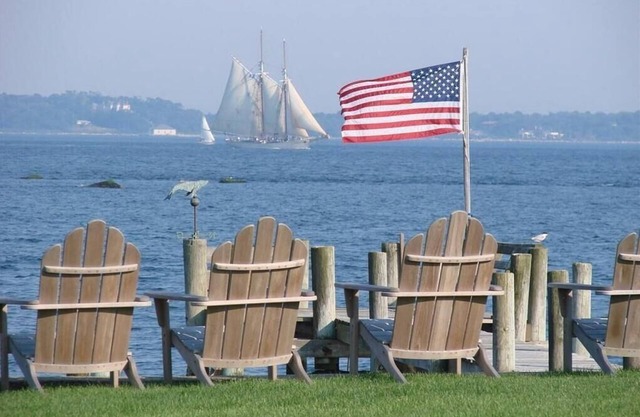 Oceanfront home with private dock & large yardnn