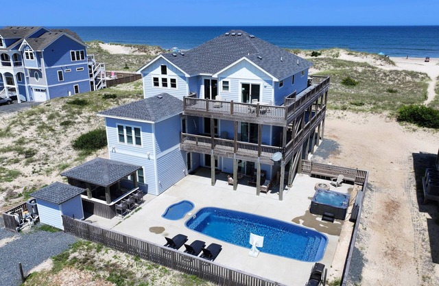 OCEANFRONT, Pool, 4-wheel drive area, Wild Horses, Ocean Views, Pool Table-4x2105, Blue Dune