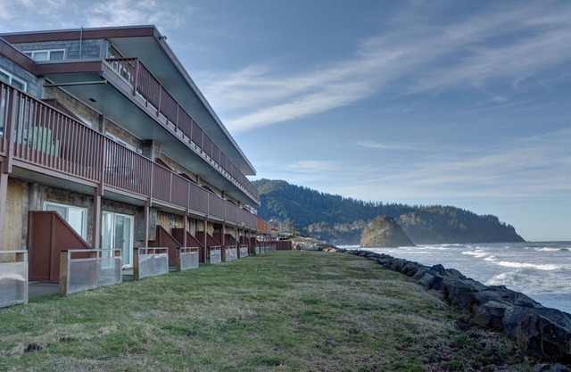 Oceanfront Views and easy beach access make this the perfect coastal getaway!