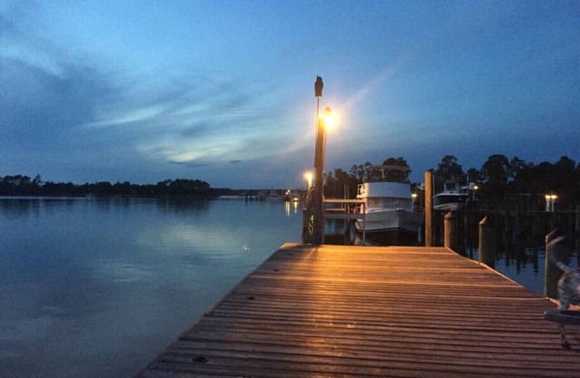 On the bay - Bay John with boat slip and pier