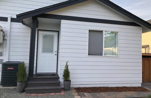 One bedroom condo, with two parking spots.
