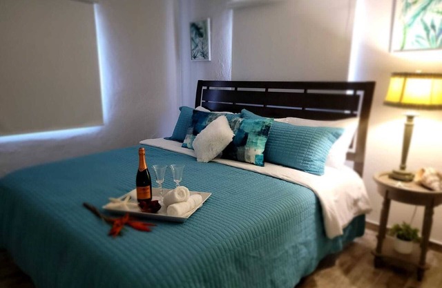 Our beach house harbors a relaxed, soft, modern environment.