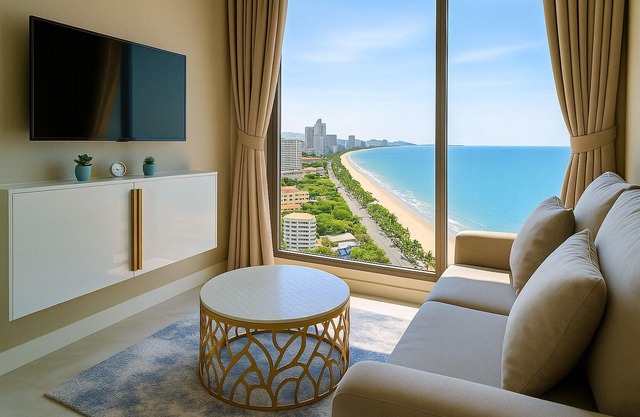 Pattaya Seaview Beachfront Skypool Copacabana Jomtien Condo