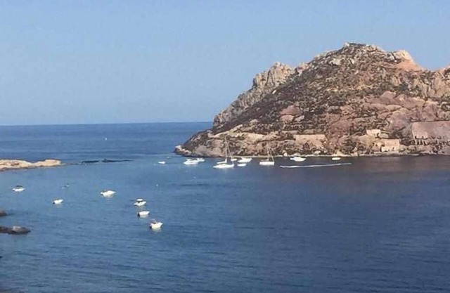 Penthouse overlooking the beach.