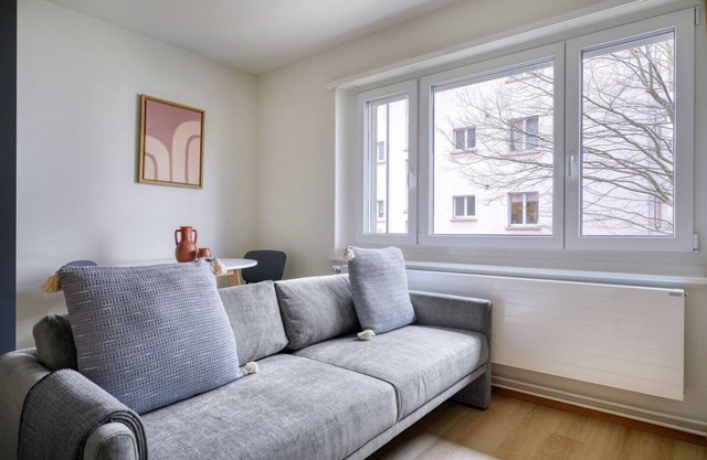 Phenomenal Wiedikon Studio w/Shared W/D, 2 Min to Market, by Blueground