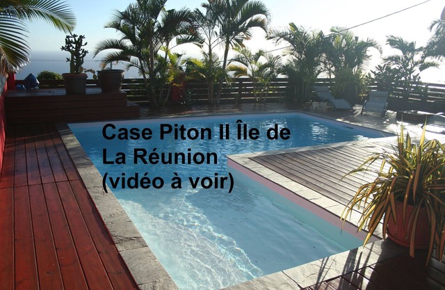 Piton Saint Leu: 180 ° ocean view, swimming pool, air conditioning, quiet, Furnished 4 * Tourism