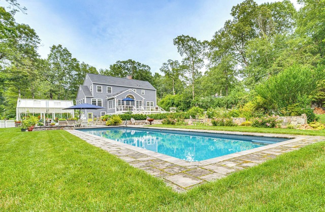 Pool, Sunroom & Gardens: Luxe Sandy Hook Home!