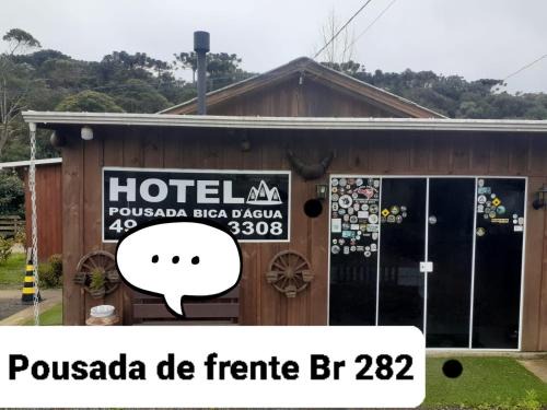 Pousada Bica D'Água De frente BR 282