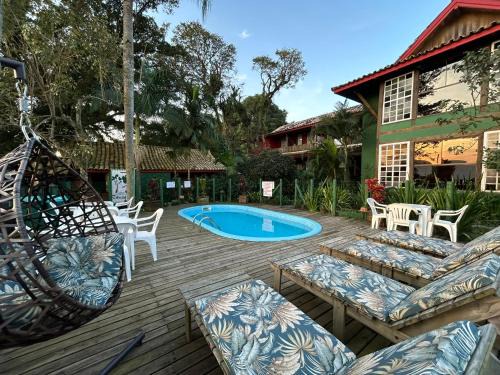 Pousada Canoa Azul na Praia da Ferrugem