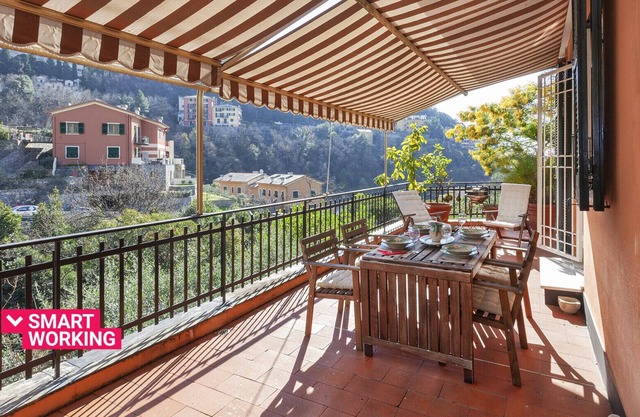 Precious terrace in Bogliasco by Wonderful Italy