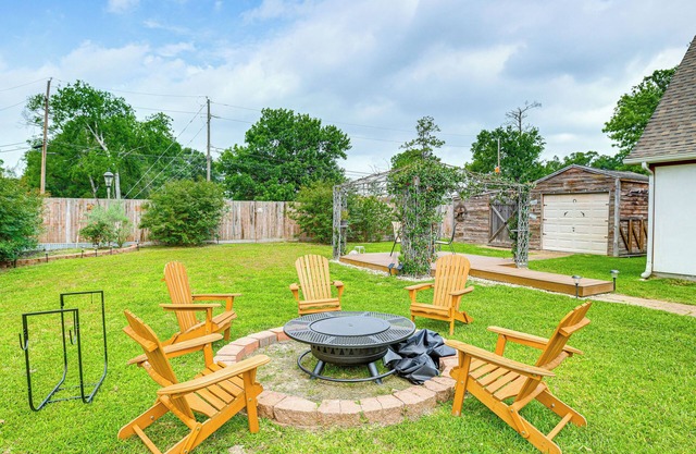 Private Backyard Oasis: Spacious Home in Humble!
