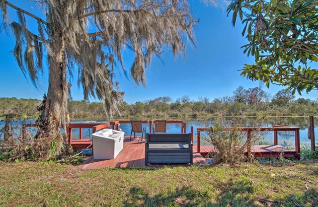 Private Dock Lake Rousseau Retreat!